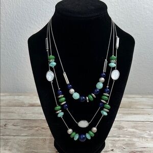 Elegant Multi-Color Beaded Necklace
